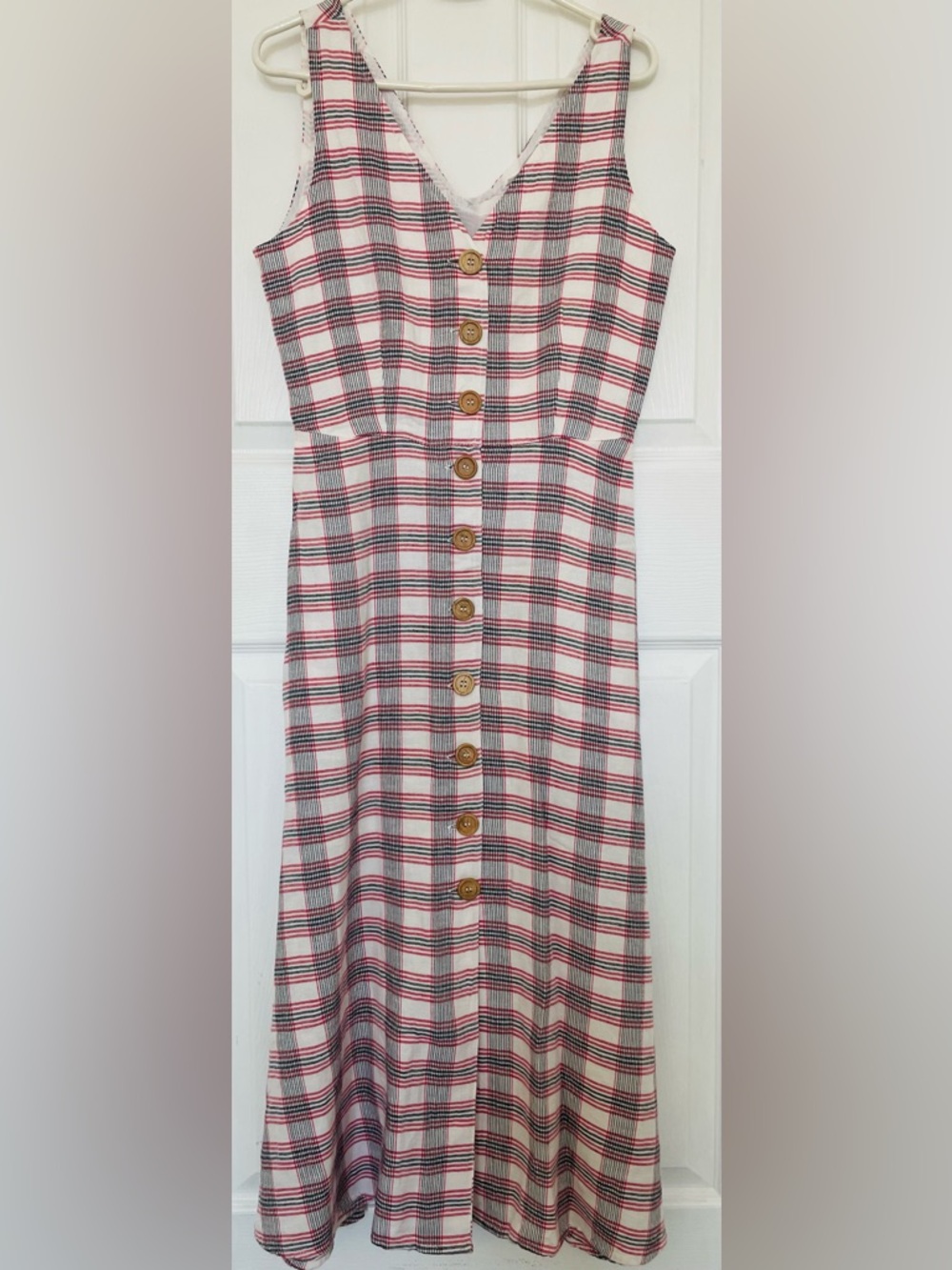 Mango Casual Plaid Dress XS - Picture 2 of 3